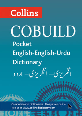 Book cover of Collins Cobuild Pocket English-English-Urdu Dictionary by Nocontributor