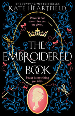 Book cover of The Embroidered Book by Heartfield, Kate