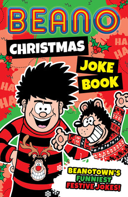 Book cover of Beano Christmas Joke Book by Beano