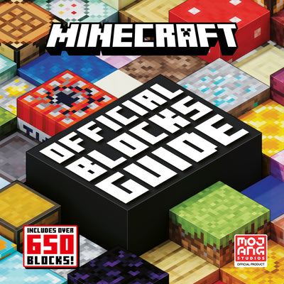 Book cover of Minecraft Official Blocks Guide by Mojang Ab