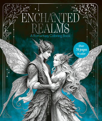 Enchanted Realms: A Romantasy Coloring Book by Farshore book cover