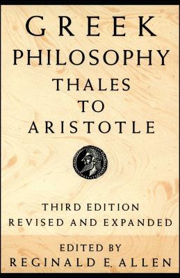Book cover of Greek Philosophy by Allen, Reginald E.