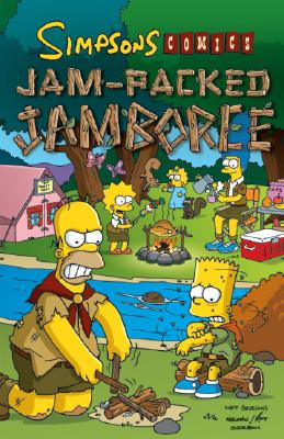 Book cover of Simpsons Comics Jam-Packed Jamboree by Groening, Matt