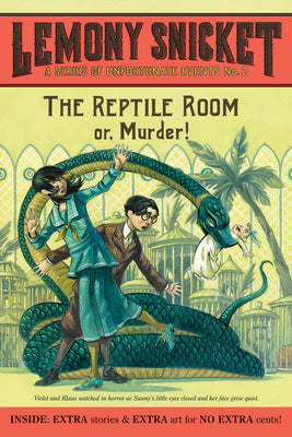 A Series of Unfortunate Events #2: The Reptile Room by Lemony Snicket book cover