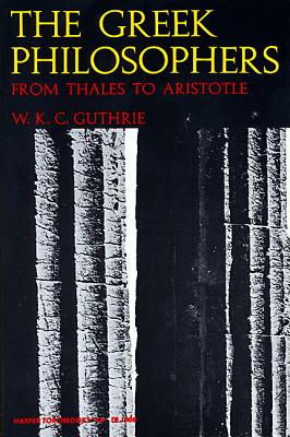 Book cover of Greek Philosophers by Guthrie, William K.