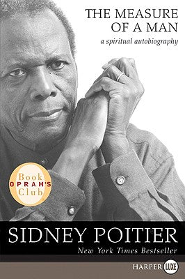 Book cover of The Measure of a Man LP by Poitier, Sidney