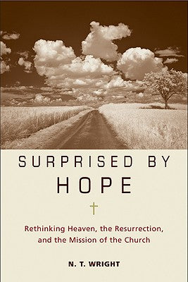Book cover of Surprised by Hope: Rethinking Heaven, the Resurrection, and the Mission of the Church by Wright, N. T.