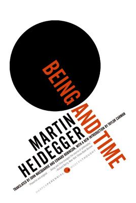 Book cover of Being and Time by Heidegger, Martin