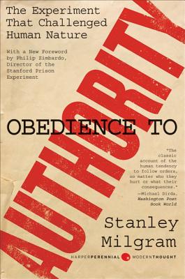 Book cover of Obedience to Authority: An Experimental View by Milgram, Stanley