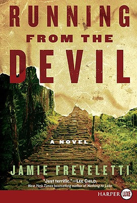 Book cover of Running from the Devil LP by Freveletti, Jamie