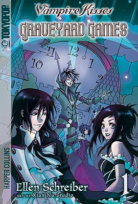 Vampire Kisses: Graveyard Games by Ellen Schreiber book cover