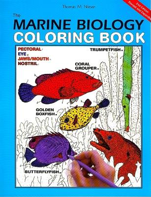 Book cover of The Marine Biology Coloring Book: A Coloring Book by Coloring Concepts Inc