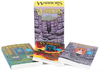 Book cover of Warriors 3-Book Full-Color Box Set: Graystripe's Adventure; Ravenpaw's Path, Skyclan and the Stranger by Hunter, Erin