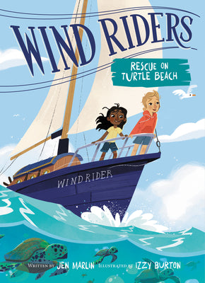Wind Riders #1: Rescue on Turtle Beach by Jen Marlin book cover