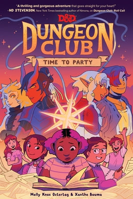 Book cover of Dungeons & Dragons: Dungeon Club: Time to Party: A Graphic Novel by Ostertag, Molly Knox