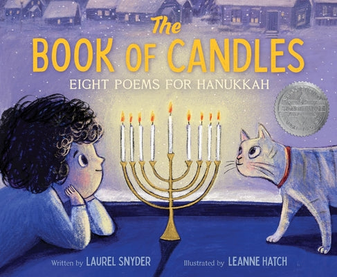 Book cover of The Book of Candles: Eight Poems for Hanukkah by Snyder, Laurel