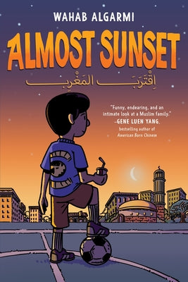 Book cover of Almost Sunset: A Graphic Novel by Algarmi, Wahab