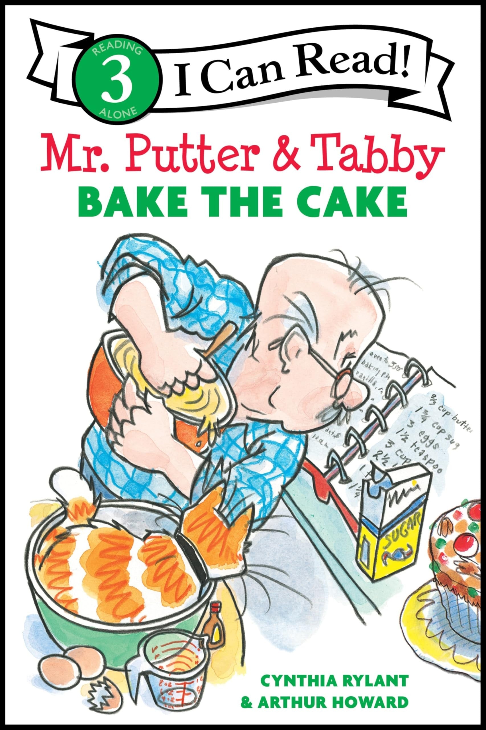 Book cover of Mr. Putter & Tabby Bake the Cake by Rylant, Cynthia