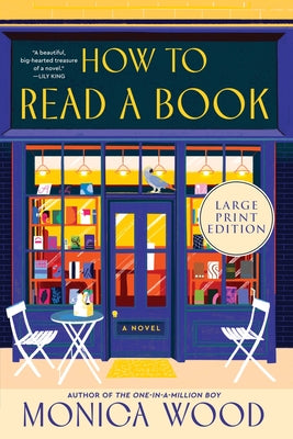 How to Read a Book: A Novel (Large Print) by Monica Wood book cover