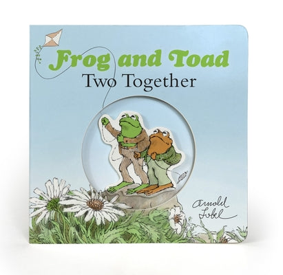 Book cover of Frog and Toad: Two Together: Original Board Book with Cut-Out Cover and Raised Element from the Classic Animal Friendship and Adventure Series [Ages 0 by Lobel, Arnold