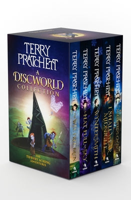Terry Pratchett: A Discworld Collection: The Tiffany Aching Adventures: The Wee Free Men, a Hat Full of Sky, Wintersmith, I Shall Wear Midnight, the S by Terry Pratchett book cover
