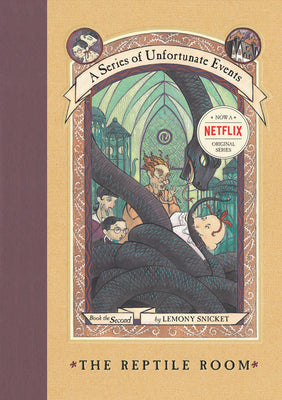 Book cover of A Series of Unfortunate Events #2: The Reptile Room by Snicket, Lemony