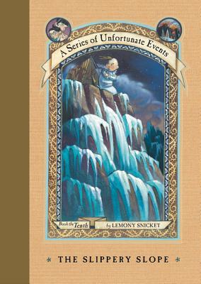 The Slippery Slope by Lemony Snicket book cover