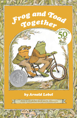 Book cover of Frog and Toad Together: A Newbery Honor Award Winner from the Classic Animal Friendship and Adventure Series, Great for Growing Reading Skills and Ear by Lobel, Arnold