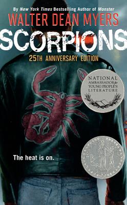 Book cover of Scorpions: A Newbery Honor Award Winner by Myers, Walter Dean