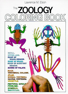 Book cover of Zoology Coloring Book: A Coloring Book by Elson, Lawrence M.