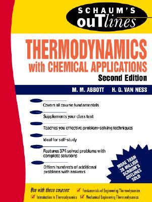 Book cover of Schaum's Outline of Thermodynamics with Chemical Applications by Abbott, Michael