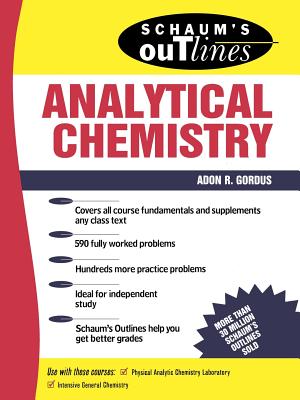 Book cover of Schaum's Outline of Analytical Chemistry by Gordus, Adon A.