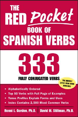 Book cover of The Red Pocket Book of Spanish Verbs: 333 Fully Conjugated Verbs by Gordon, Ronni L.