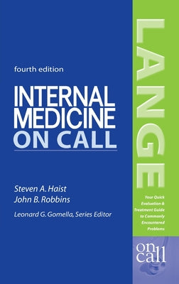 Book cover of Internal Medicine on Call by Haist, Steven A.