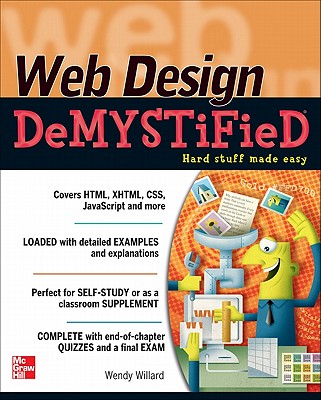 Book cover of Web Design DeMYSTiFieD by Willard, Wendy