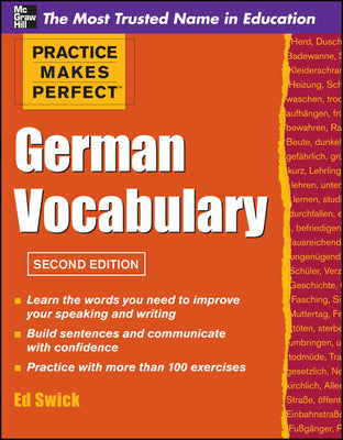 Book cover of Pmp German Vocabulary 2e by Swick, Ed