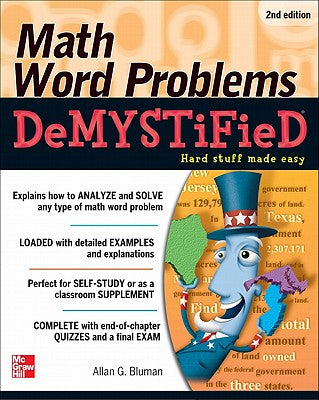 Book cover of Math Word Problems Demystified by Bluman, Allan G.
