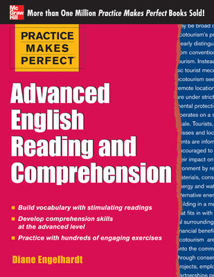 Book cover of Practice Makes Perfect Advanced English Reading and Comprehension by Engelhardt, Diane