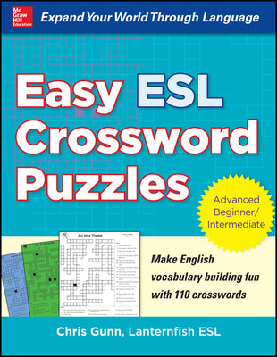 Book cover of Easy ESL Crossword Puzzles by Gunn, Chris