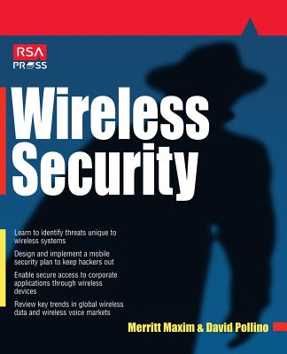 Book cover of Wireless Security by Maxim, Merritt