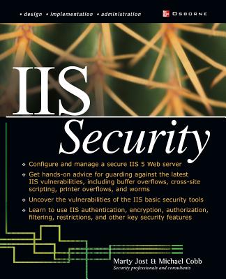Book cover of IIS Security by Jost, Marty
