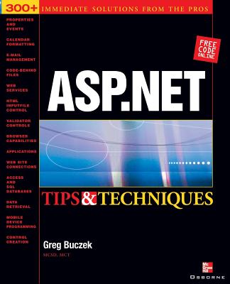 Book cover of ASP.Net Tips & Techniques by Buczek, Greg
