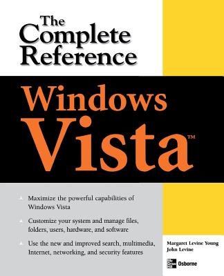Book cover of Windows Vista: The Complete Reference by Levine Young, Margaret