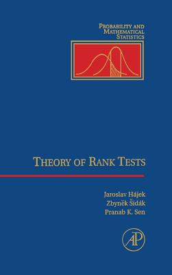 Book cover of Theory of Rank Tests by Sidak, Zbynek