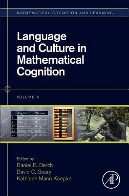 Book cover of Language and Culture in Mathematical Cognition: Volume 4 by Berch, Daniel B.