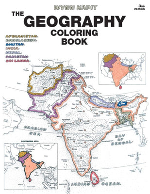 Book cover of The Geography Coloring Book by Kapit, Wynn