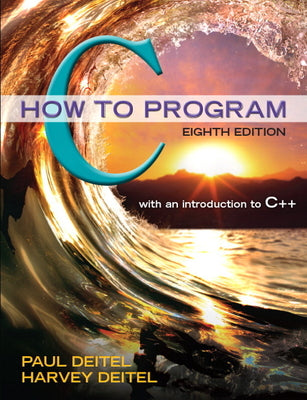 Book cover of C: How to Program by Deitel, Paul