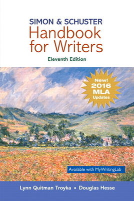 Book cover of Simon & Schuster Handbook for Writers, MLA Update Edition by Troyka, Lynn