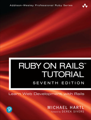Book cover of Ruby on Rails Tutorial: Learn Web Development with Rails by Hartl, Michael