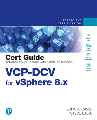 Book cover of Vcp-DCV for Vsphere 8.X Cert Guide by Davis, John